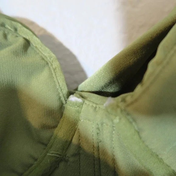 House of CB Myrna Olive Corset Satin Slip Dress Timeless Elegant - Picture 9 of 14